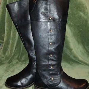 Steve Madden Pascal Black leather boots
